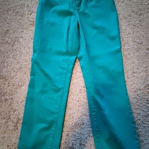 Chico's Dark Turquoise Ankle Jeans